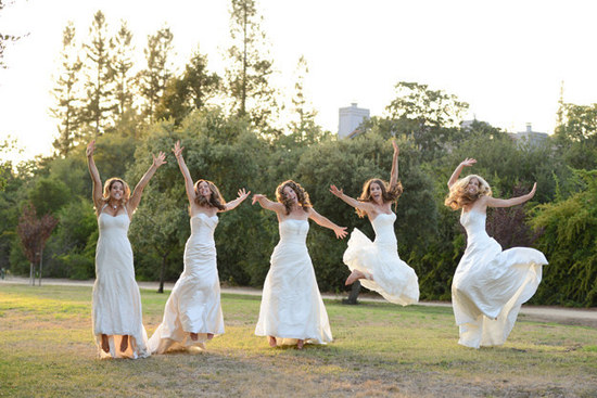 为了感谢父母，5姐妹拍了一套美美哒婚纱照